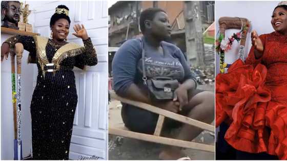 Celebrity stylist Luminee gives amputee lady selling 'pure' water total makeover on her birthday