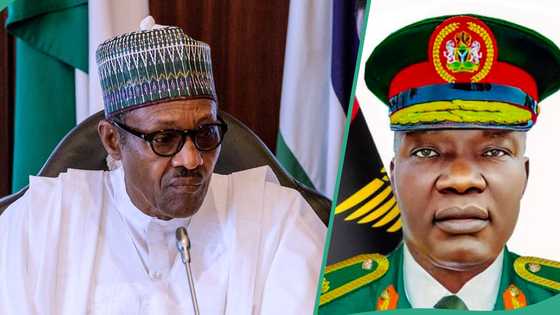 Lagbaja’s death: ‘Deeply shocked’ Buhari releases statement over chief of army staff’s demise