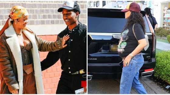 Is she engaged? Fans speculate after spotting Rihanna donning huge diamond piece on her ring finger