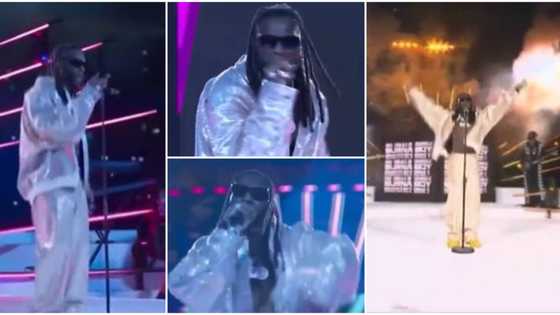 "It was electrifying": Burna Boy makes history, becomes 1st Afrobeat star to perform at UCL final, clip trends