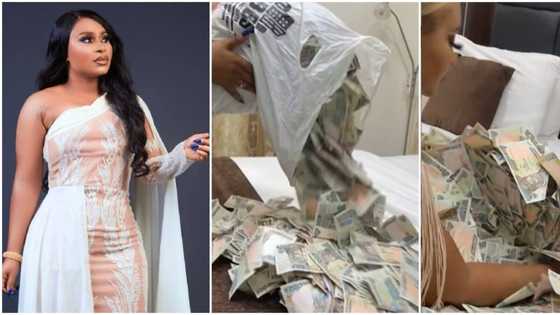 All I see is change: Reactions as actress Okam shares video of N200, N500 she gathered from birthday party