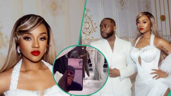 Chivido 2025: Emotional Moment Chioma's Dad Watched Her Get Married to Davido via Phone Call