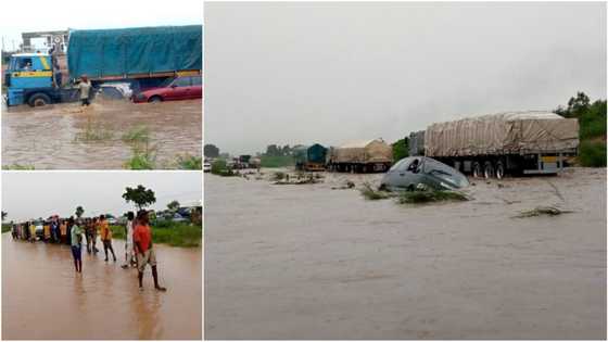 Senator, several travellers trapped as flood takes over Abuja-Lokoja highway