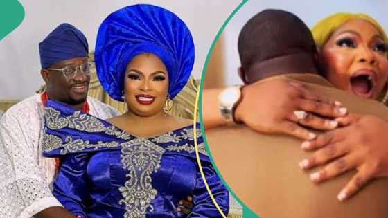 "Love is a beautiful thing": Laide Bakare sparks 3rd marriage rumours with mystery man, video trends