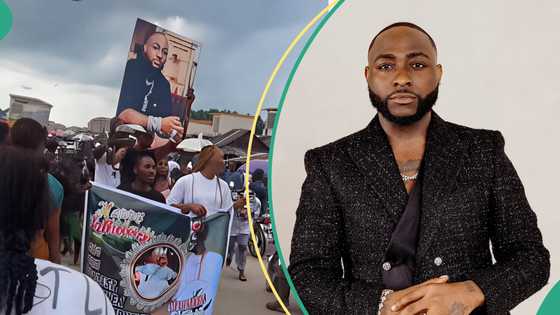 Davido’s fans cause gridlock on streets of Kogi to celebrate his birthday: “What's wrong with them?”