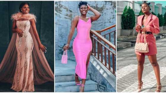 Colour trends: 10 times BBNaija star Alex Unusual served body goals in pink ensembles