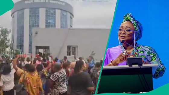 Ma'aikata sun yi zanga zanga, an yi zarge zarge kan ministar Tinubu