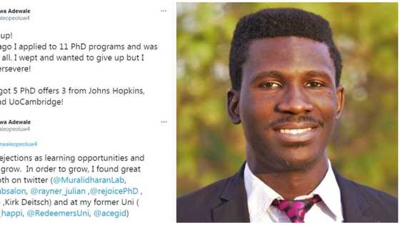 Nigerian man who was rejected by 11 schools gets 5 offers from top foreign institutions, shares what he did
