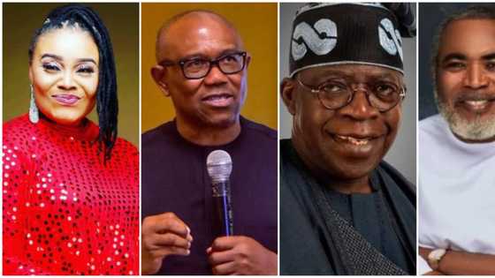 "We're Obidient": Actor Zack Orji's wife declares for Peter Obi amid hubby's support for Tinubu, many react