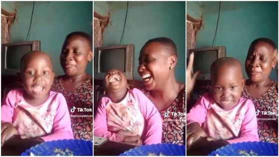 "I'll like to buy her tablet": Baby recites alphabet in their rough-looking room with old TV, mum supports her
