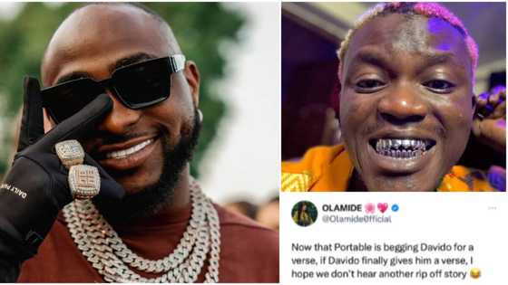 “Hope we don’t hear another rip-off story,” lady says as Portable begs Davido to give him a verse, fans react