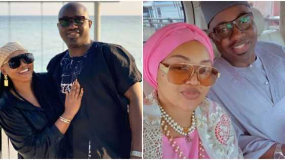 "Hajia Minah with the H": Fans gush over Mercy Aigbe and hubby in beautiful video as they celebrate Eid