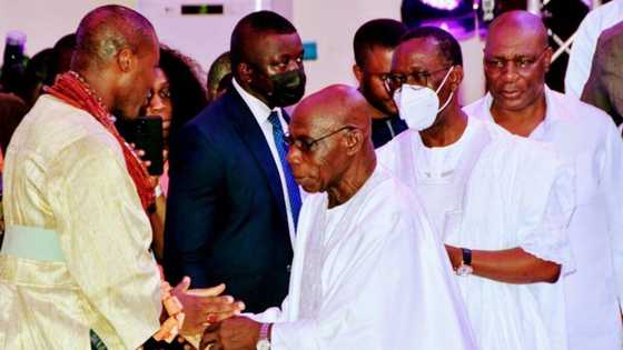 Obasanjo, Gov Okowa, task new Olu of Warri on nation-building
