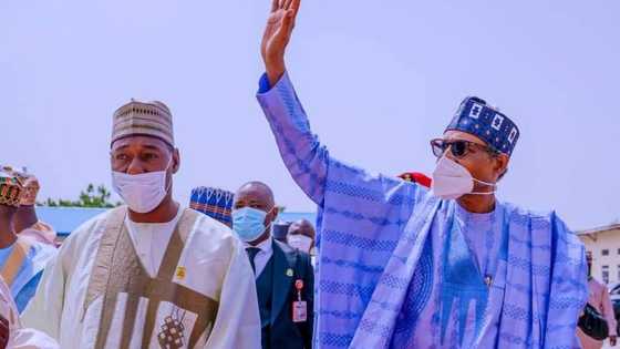 Yanzu-Yanzu: Buhari ya dira Maiduguri mintuna bayan harin da Boko Haram ta kai filin jirgi