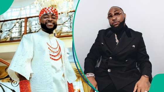 Davido cheerfully gifts street tout $800 in viral video as they cheer him: "Number one"
