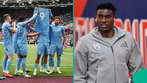Morgan Gibbs-White: Nottingham Forest forward dedicates goal vs West Ham to Taiwo Awoniyi