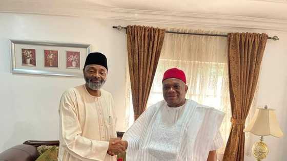 'Dan marigayi Abacha na shirin shiga APC ne? Babban Sanatan APC ya magantu, ya wallafa hotunansu tare