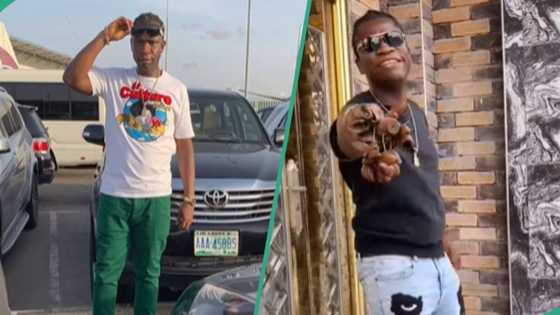 Speed Darlington Tackled By Military Men Over His Camouflage Trousers, Peeps React: "U are Wrong"