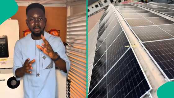 Nigerian man who gave tour of solar power installation brags about staggering amount it cost
