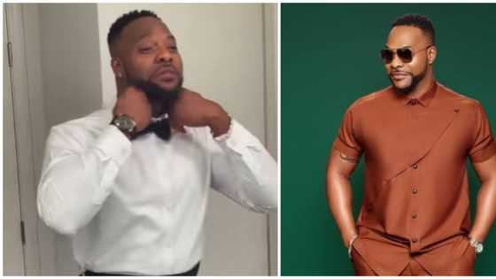 Nollywood Actor Bolanle Ninolowo shows off buff physique in gentlemanly look