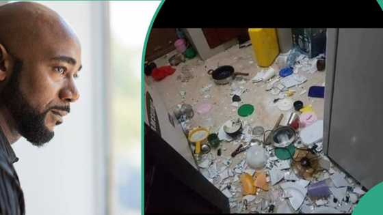 Nigerian man cries out over state of his house he left his 1-month-old girlfriend in, shares photo