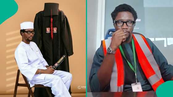 Nigerian man bags degree after 12 years, celebrates major milestones with family