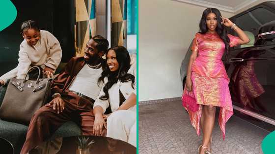 Davido's ex-lawyer Bobo Ajudua’s wife Naomi replies troll who called her names: "Why you block me?"