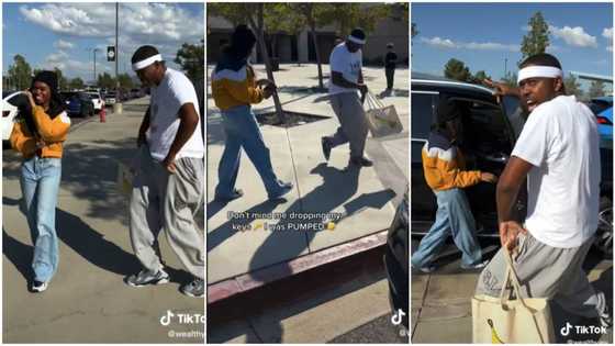 "She is embarrassed": Father dances in front of daughter's school, lady becomes shy & covers face