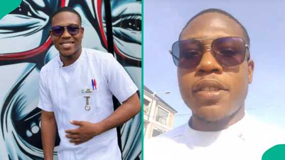 Graduate of biochemistry gives reason he returned to school to study nursing, sparks reactions