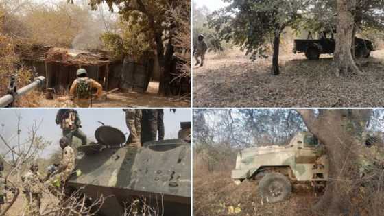 Borno: Hotunan yadda sojoji suka gargaji tarin 'yan ta'addan Boko Haram da ISWAP