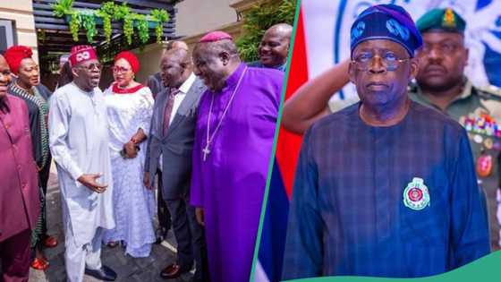 Shugaba Tinubu ya sa labule da tawagar ƙungiyar kiristoci ta ƙasa CAN a Villa, bayanai sun fito