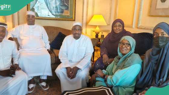Breaking: Aisha Buhari, daughter, others visit Atiku in Saudi Arabia, details emerge