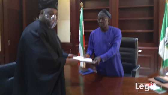 Breaking: Popular media mogul Dele Momodu meets PDP chairman, declares interest to run for 2023 presidency