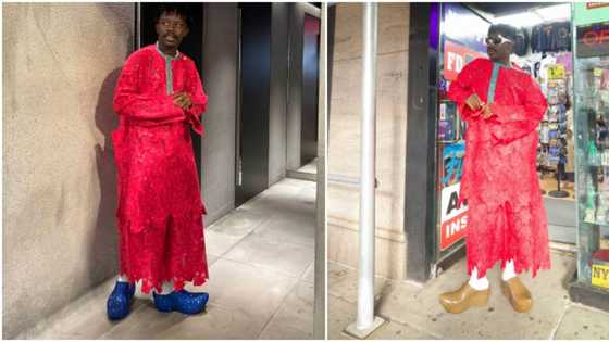 “Na carpenter make this shoe”: Video director TG Omori causes stir over his funny footwear in new photos