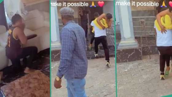 "I was 3 months pregnant when my husband travelled": Man returns to wife in Nigeria after 5 years
