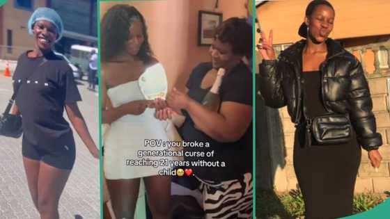 Video emerges as family give lady award for reaching 21 without having a child, generates buzz