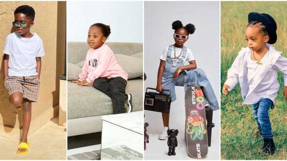 Davido's Ifeanyi Adekele and other popular celebrity kids with Instagram accounts managed by their parents