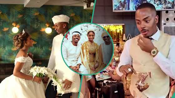 JP 2025: Video as Enioluwa gets special bush meat, his reaction as Jaiye Kuti eats out of it trends