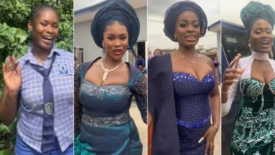 "Which school is this o?" Gorgeous secondary school girls slay during cultural day, video stuns many on TikTok