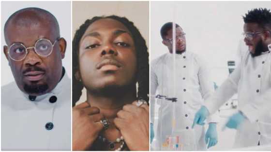 Don Jazzy signs new artist Bayanni to Mavin, shares lab-themed introduction video ft. Sabinus & Brain Jotter