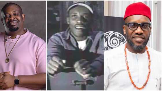 Don Jazzy, others express surprise as Jay Jay Okocha's 1994 music video emerges online