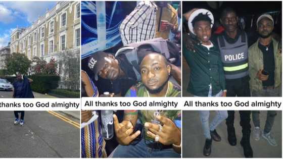 From police officer to driver: Davido's employee shares video showing his impressive grass to grace story