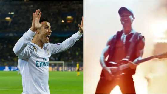 Cristiano Ronaldo take magical skills away from football pitch, stuns fans by playing musical instrument in Christmas-themed advert