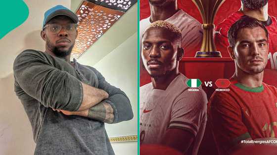 AFCON semi-final: Man who accurately predicted 10 matches forecasts result of Nigeria vs Morocco game