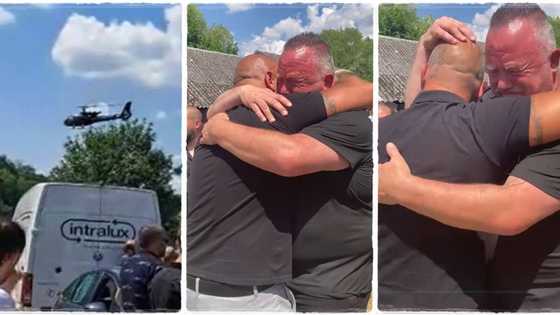 "I want to teach them a lesson": Man who was declared dead appears at his burial ceremony in helicopter