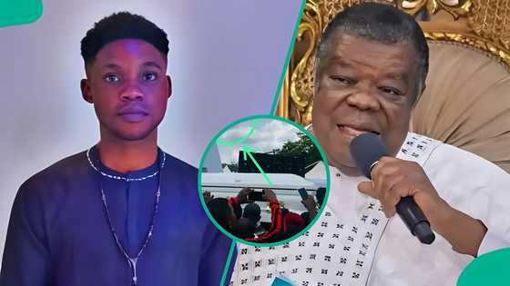 Man posts unusual thing he saw above Rev. Dr Uma Ukpai’s coffin during burial, sparks buzz