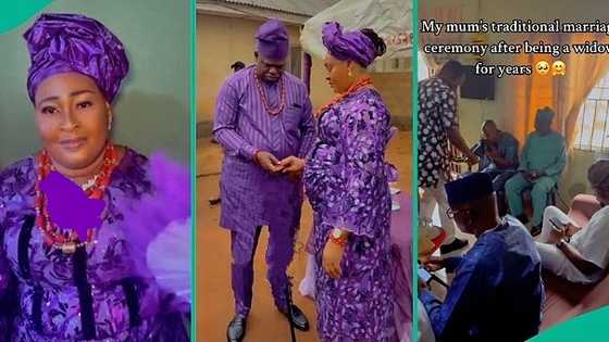 After many years of being a widow, Nigerian woman remarries in grand style, video goes viral