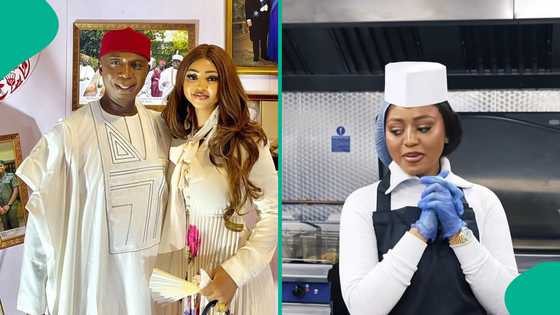 Regina Daniels flaunts cooking skill amid marital saga, elicits reactions: "Kind of revenge I love"
