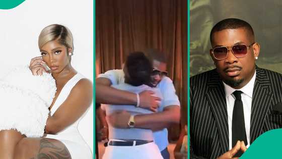 “Was this really necessary?” Tiwa Savage’s gesture to Don Jazzy at event raises eyebrows online