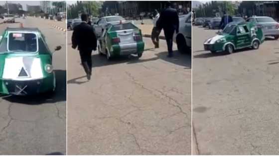 30-year-old Nigerian man manufactures beautiful car, video shows minister cruising the whip